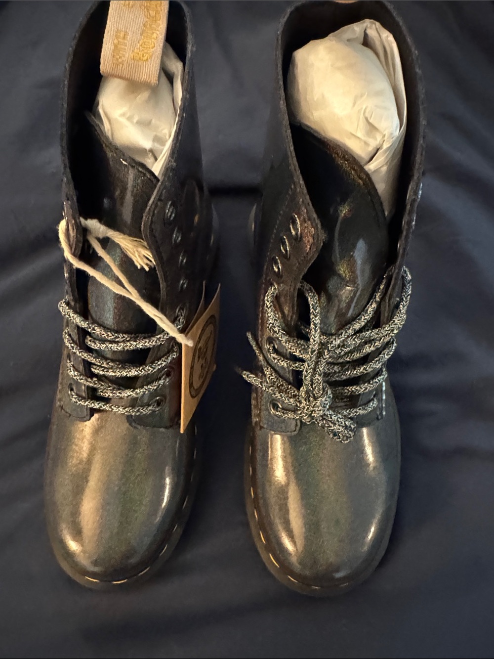 Dr. Martens Pascal Black Iridescent Women's Boots